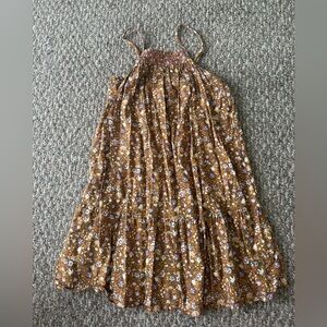 Old Navy Brown Floral Kids Dress